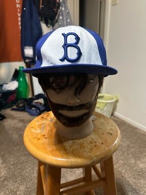 Vintage MLB New Era Brooklyn Dodgers “blue & white” size 7 3/4